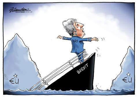 cartoon mays titanic brexit