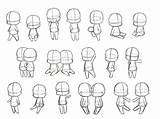 Chibi Drawing Reference Drawings Body Poses Cute Para Sketch References Choose Board sketch template