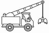Crane Coloring Truck Pages Cartoon Fun Printable Kids Realistic Coloringpagesfortoddlers Sheets Version Boys sketch template