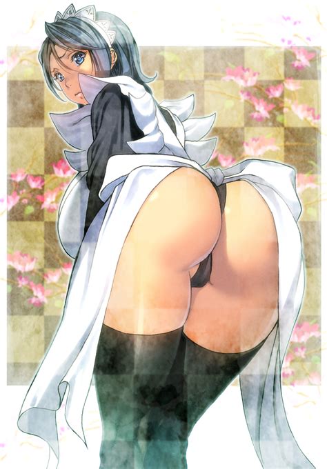 hentai girl bent over huge breasts panties upskirt maid thighhighs maids sorted by position