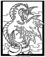 Coloring Pages Dragons Dragon Stained Glass Book Dover Publications Sheets Color Colouring Adult Books Draco Legendary Fairies Wizards Choose Board sketch template