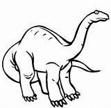 Coloring Apatosaurus Popular Pages sketch template