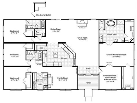 pin  sonya hopping  florida homes   mobile home floor plans modular home floor