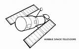 Telescope Hubble Pages Nasa Jsc sketch template