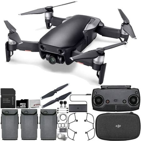 dji mavic air drone quadcopter onyx black ultimate bundle walmart canada