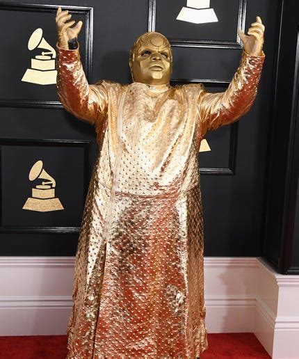 cee lo green gold grammys metallic outfit funny tweets