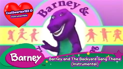 Barney Theme Song Lyrics Barney And The Backyard Gang Version Two Pitch