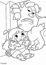 Boo Pages Coloring Monsters Inc Getcolorings Sulley Finds sketch template