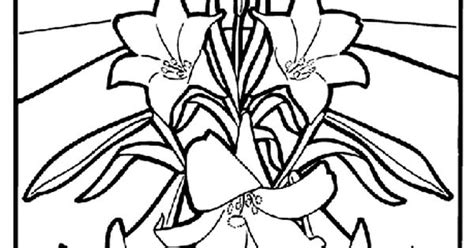 easter lilies coloring page easter pinterest easter adult
