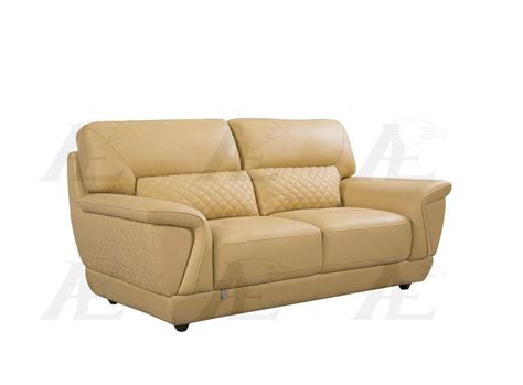 yellow leather sofa set ae  leather sofas