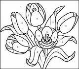 Number Coloring Color Flowers Tulip Pages Online Printable Spring Printables Adults Kids Coloritbynumbers Book Numbers Paint Easy Colouring Painting Sheets sketch template