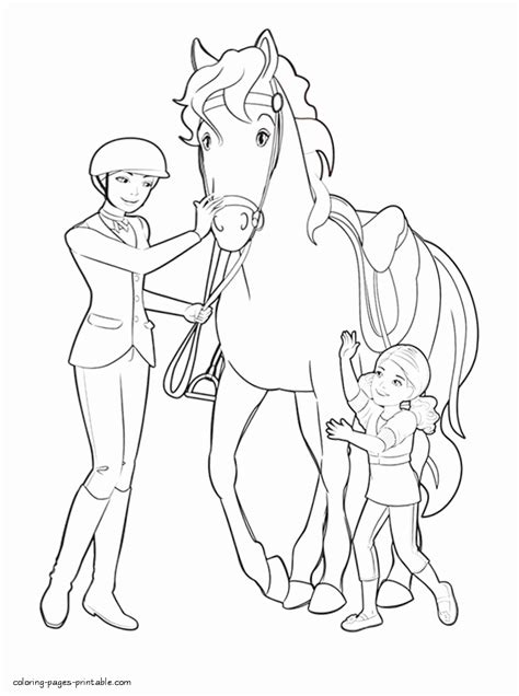 barbie   sisters   pony tale coloring pages  coloring