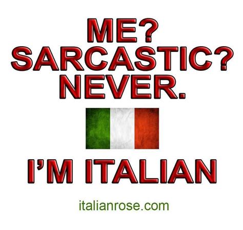 funny italian ~ me sarcastic never i m italian italian humor
