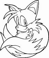 Tails Coloring Pages Fox Sonic Printable Color Getcolorings Getdrawings sketch template
