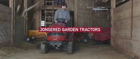 jonsered tractors feature youtube