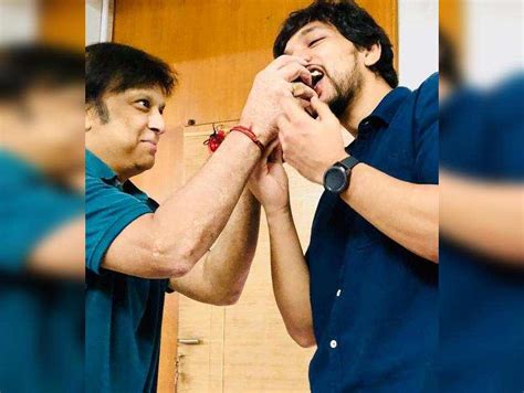 gautham karthik shares pictures of his father actor karthik s birthday