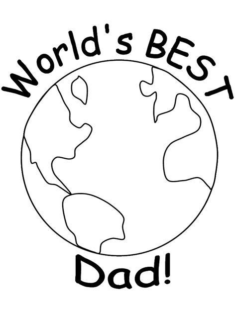 dad  coloring pages coloring page book