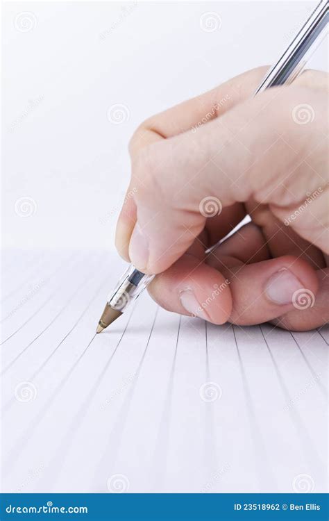 hand   writing  paper stock photo image  sign point