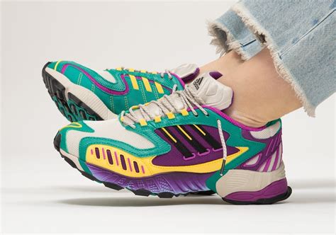adidas torsion trdc wmns clear brown core black glory green  release date info sneakerfiles