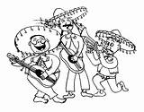 Coloring Mariachi Mayo Pages Band Cinco Printable Print Sheets Color Mexican Drawing Everfreecoloring Children Marching Fiesta Getcolorings Getdrawings Kids Bubbledogs sketch template
