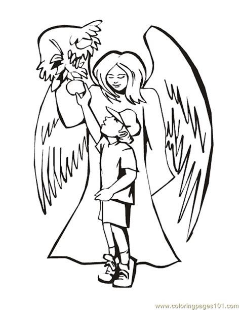 coloring pages  angels   religions  printable