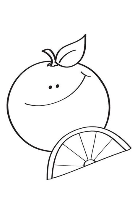 animated orange coloring page fruit coloring pages coloring pages