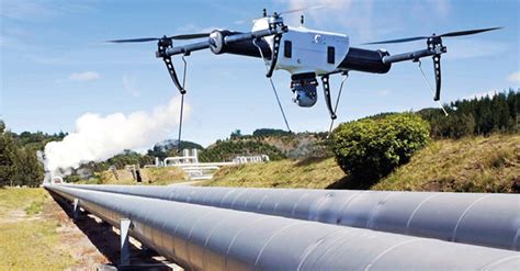 drones  el sector oil gas  gran avance  la industria