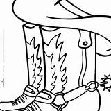 Cowboy Boots Coloring Pages Site Clipartmag Drawing sketch template