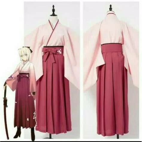 Jual Yukata Kimono Sakura Saber Baju Adat Tradisional Jepang Costume