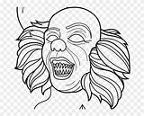 Coloring Pennywise Pages Clipart Cartoon Meents Pikpng Enjoyed Illustrated Really Movie Old sketch template