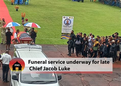 Late Chief Jacob Luke Funeral Marked In Lae – Png Haus Bung