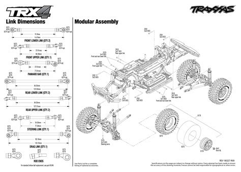 exploded view traxxas trx  sport  kit modular assembly astra
