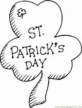 Shamrock Coloring Pages Printable St Print Color Patrick Holidays Popular Getdrawings Getcolorings Coloringhome sketch template