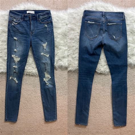 Abercrombie And Fitch Jeans Abercrombie Mid Rise Super Skinny Jeans