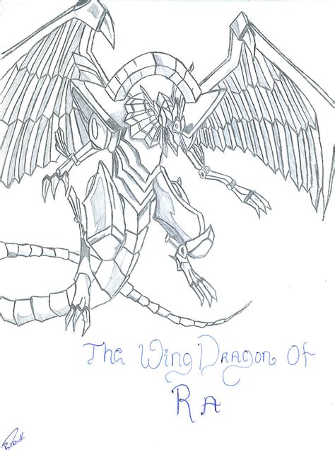 winged dragon  ra yu gi  coloring pages coloring pages