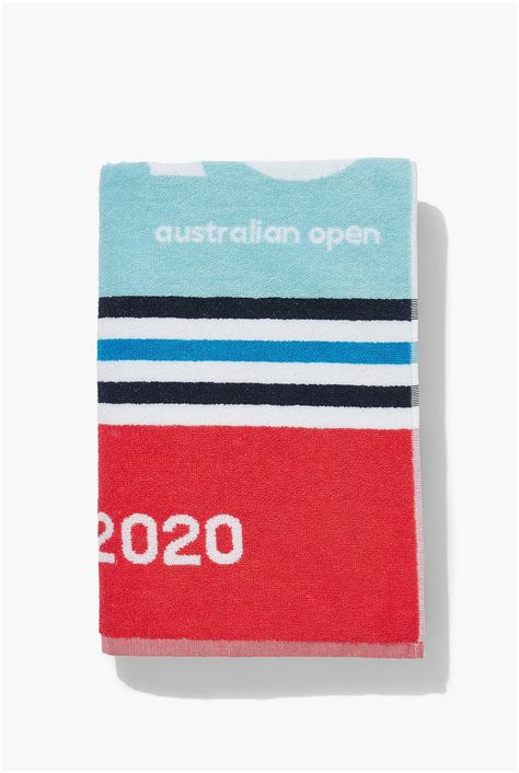 Red Australian Open Player Towel Shop Outlet
