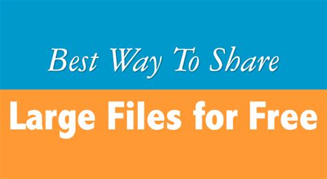 share large files