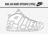 Templates Coloring Jordan Pages Nike Air Template Ebook Mis Zapas Sneakers Uptempo Drawing Solecollector Shoe Drawings Colouring Books Adidas Sketch sketch template