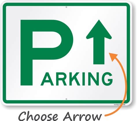 parking lot signs   stock  custom designs