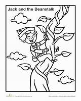 Jack Beanstalk Coloring Pages Getcolorings sketch template