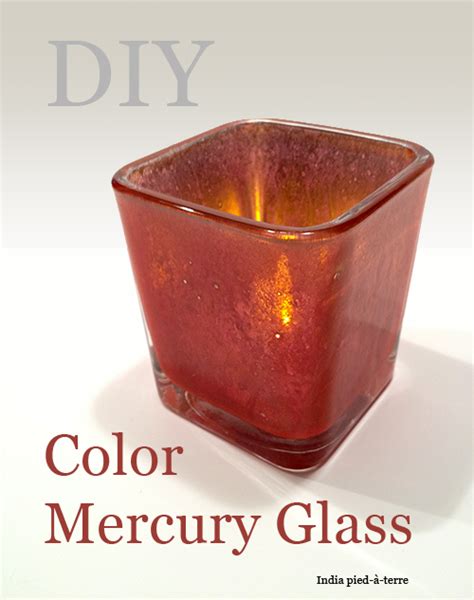 Diy Colored Mercury Glass Candle Holders Nomadic Decorator
