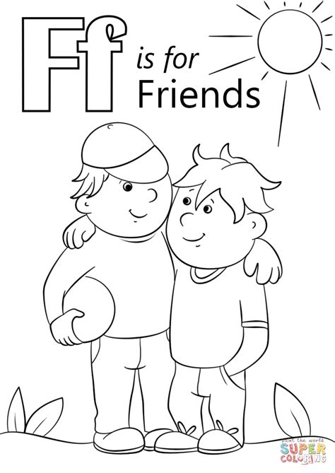 letter    friends coloring page  letter  category select