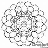 Motif Mycrochetpattern sketch template