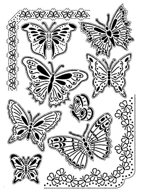 pretty butterflies  color butterflies kids coloring pages