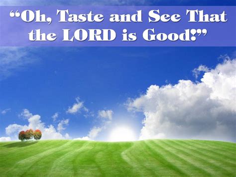 taste     lord  good  gods image