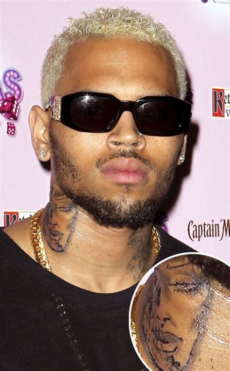 Photo 216222 From Chris Brown Neck Tattoo Memes E News