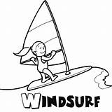 Windsurf Deportes Jpg4 Niña Haciendo Usos Infantiles Guiainfantil sketch template