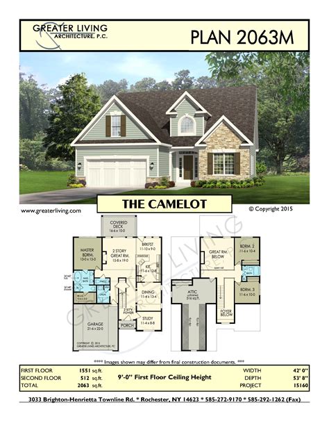 camellot floor plan  shown   garages   living areas
