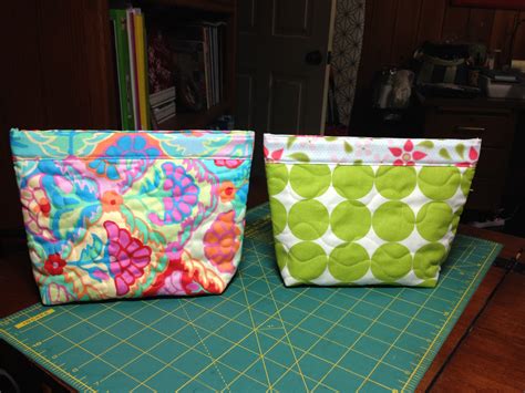 quilted snap bags  fun   quiltingboard forums