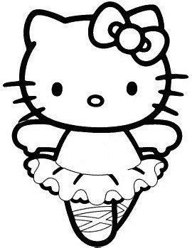 ballerina  kitty coloring pages  kitty coloring